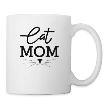 Cat mom - Tasse - Weiß - Rechts