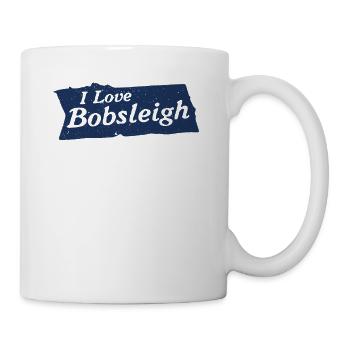 Rodeln Schlitten Bobsport Bob Rodelsport - Tasse - Weiß - Rechts