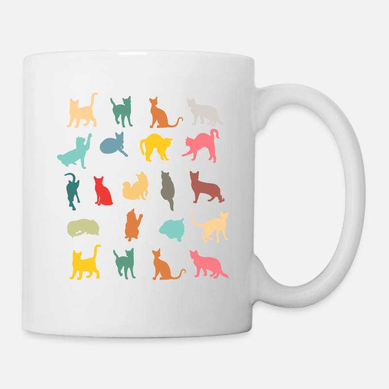 cats - Mug - white