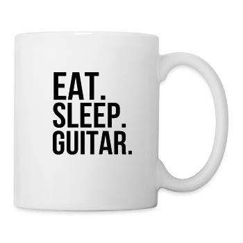 Gitarre - Tasse - Weiß - Rechts