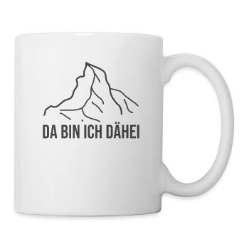 da bin ich zu Hause - Tasse - Weiß - Rechts