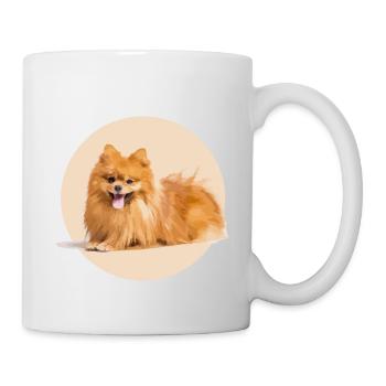 Rot Spitz - Tasse - Weiß - Rechts