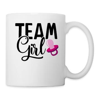Filles d'équipe pour les futurs parents - Mug blanc - blanc - Droite