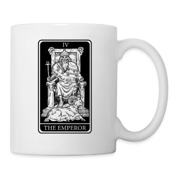 The King Tarot Cards Clairvoyant Fortune Teller - Mug - white - Right