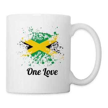 Jamaica One Love T-Shirt - Mug - white - Right
