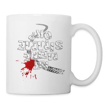 Ist meine SIMME ok? (weißer Text) - Tasse - Weiß - Rechts