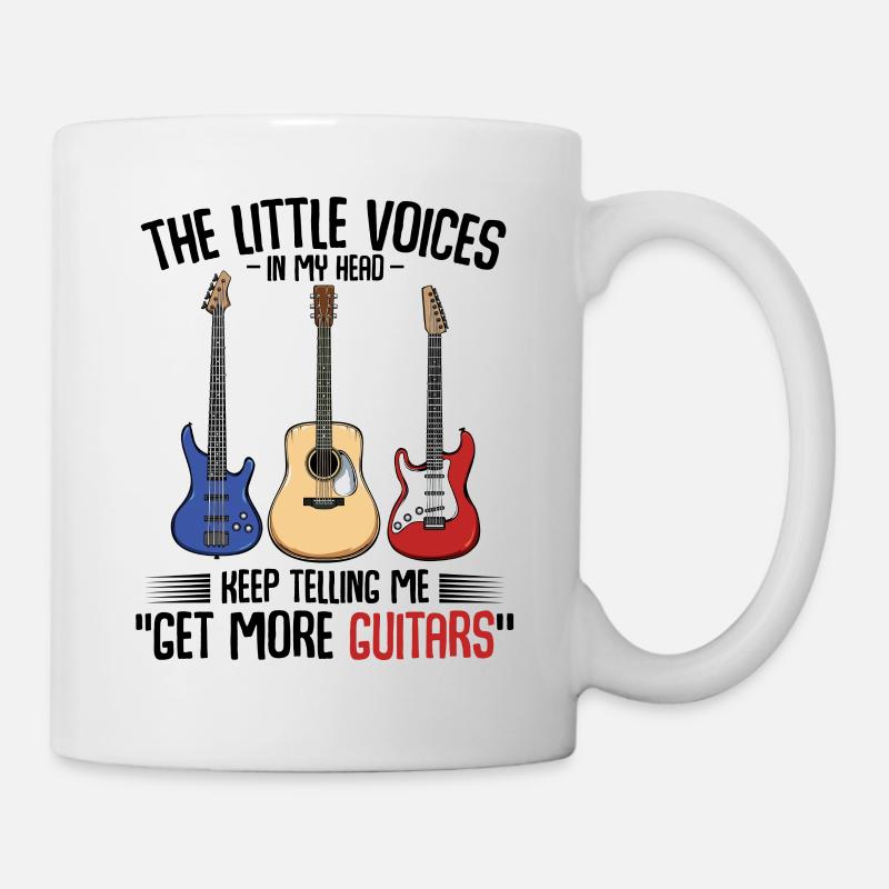 guitares - Mug blanc - blanc