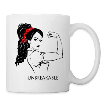 La puissance des filles - Mug blanc - blanc - Droite