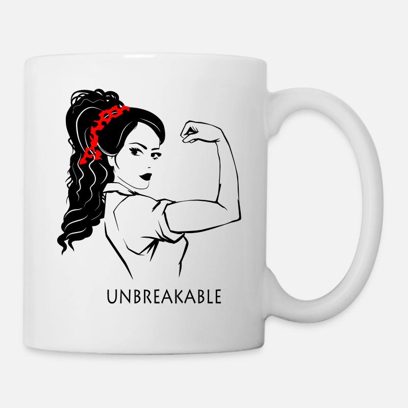 La puissance des filles - Mug blanc - blanc