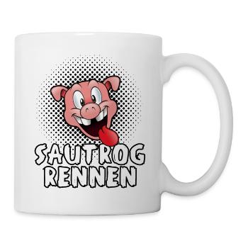 Sautro race pig cartoon gift Sautrog - Mug - white - Right