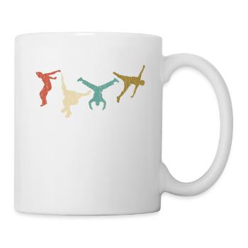parkour parcours salto cadeau-saut d'obstacles - Mug blanc - blanc - Droite