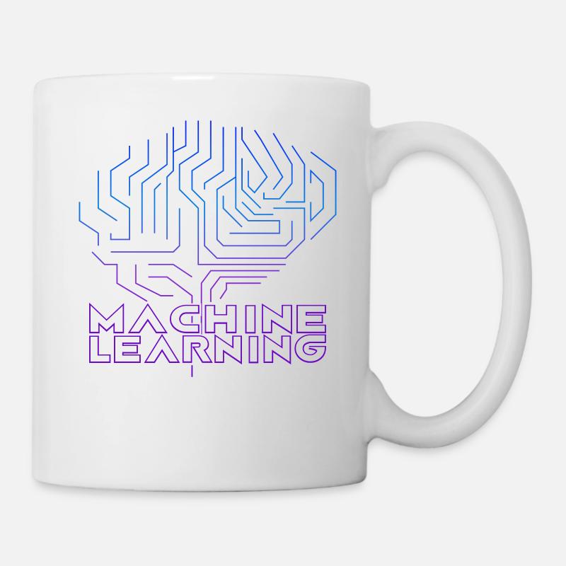 Machine Learning IA Intelligence artificielle - Mug blanc - blanc