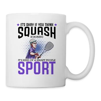 Squash - Tasse - Weiß - Rechts