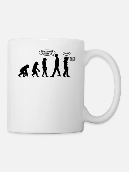 Swag Evolution - Tasse - Weiß