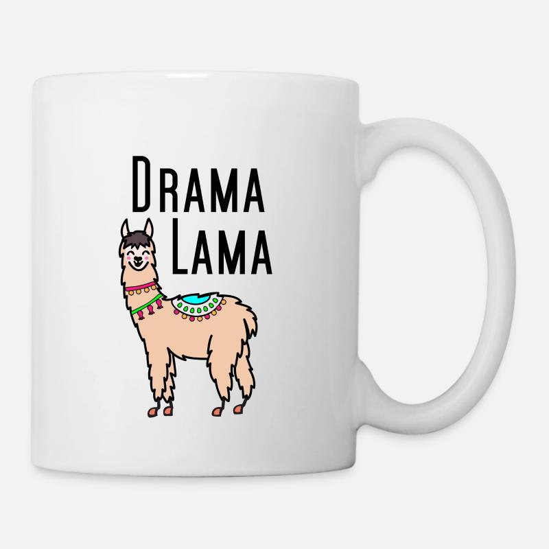 DramaLama - Tasse - Weiß