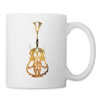 Guitar Surreal Golden - Mug - white - Right