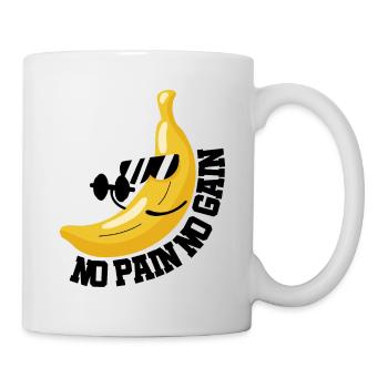 SANS DOULEUR SANS GAIN BANANA - Mug blanc - blanc - Droite