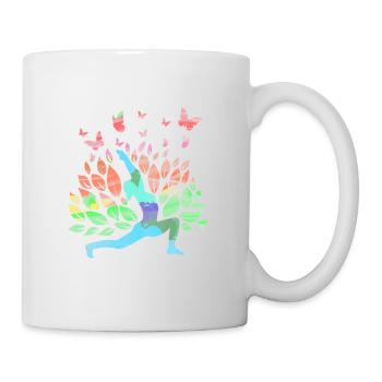 Cadeau d'harmonie de professeur de yoga yoga - Mug blanc - blanc - Droite
