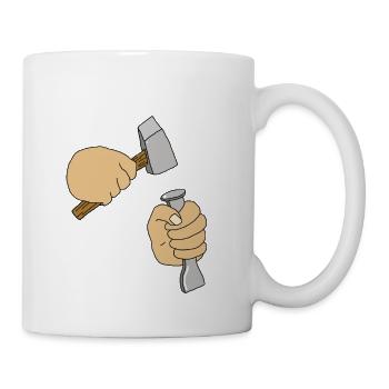 Stonemason Craftsman Gift Shirt - Mug - white - Right