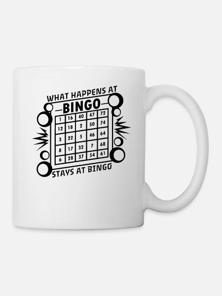 Bingo Bingomannschaft Bingoteam Geschenkidee - Tasse - Weiß