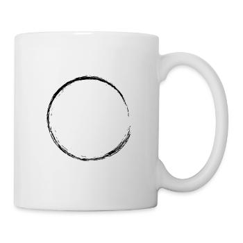 Enso paint brush circle - Mug - white - Right