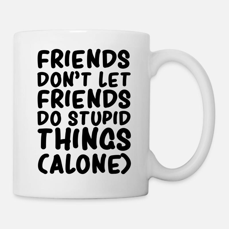 Beste Freunde BFF - Tasse - Weiß