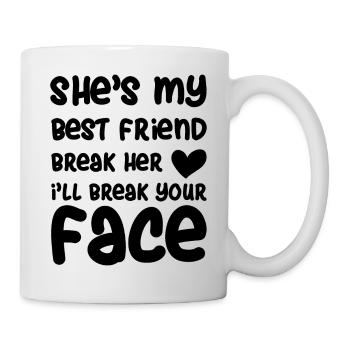 Best friends BFF - Mug - white - Right