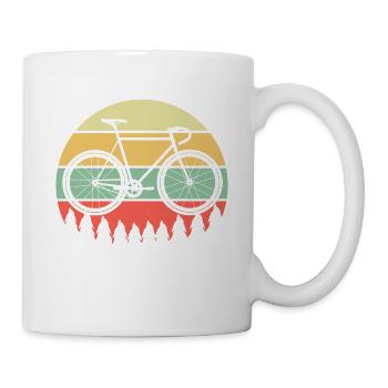 Vélo vintage - Mug blanc - blanc - Droite