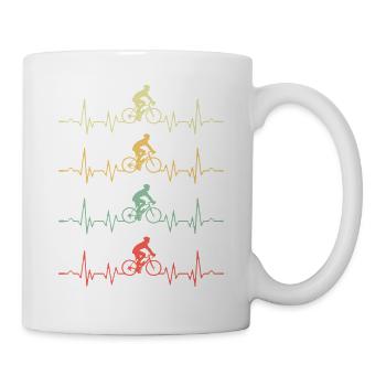 BIKE heart rate - Mug - white - Right