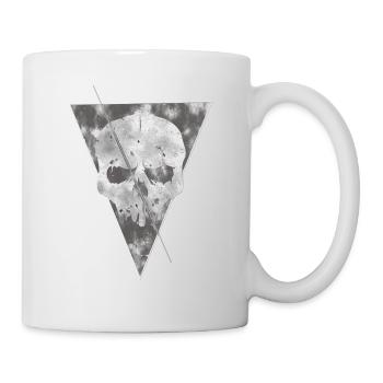 Totenkopfdreieck - Tasse - Weiß - Rechts