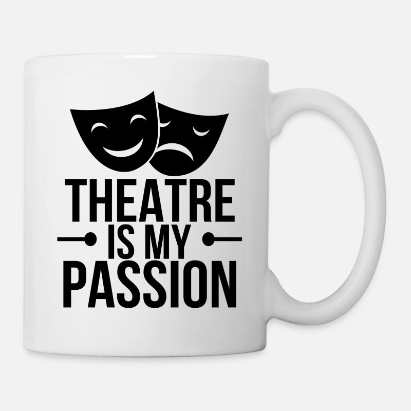 théâtre - Mug blanc - blanc
