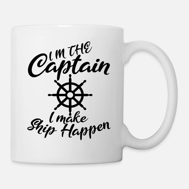 captain - Mug - white