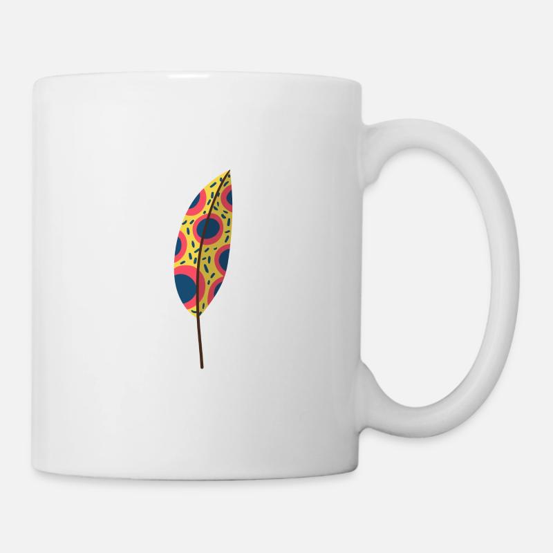 Feder - Tasse - Weiß