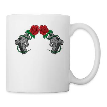Gun Rose's Rose Gun Weapon Rose no was anti was - Mug - white - Right