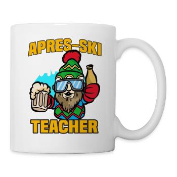 APRES-SKI TEACHER Skilehrer Ski Lehrer Apres Ski - Tasse - Weiß - Rechts