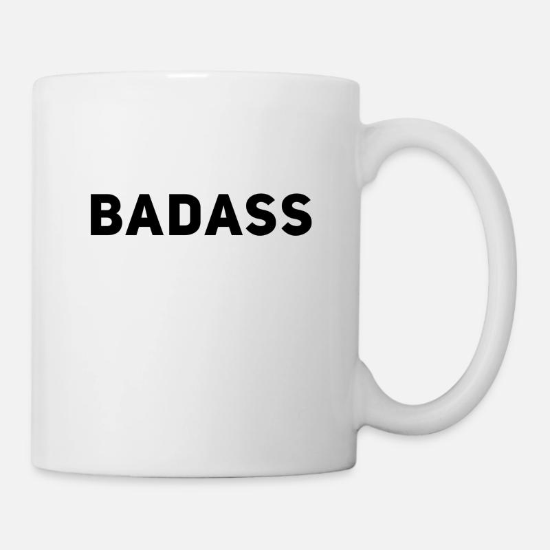 Badass - Tasse - Weiß