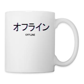 Offline Vaporwave - Tasse - Weiß - Rechts