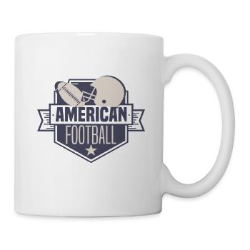 American Football - Tasse - Weiß - Rechts
