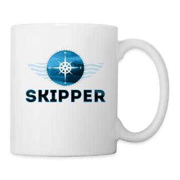 Skipper Segeln Segelschiff Segelboot Segelschiffe - Tasse - Weiß - Rechts