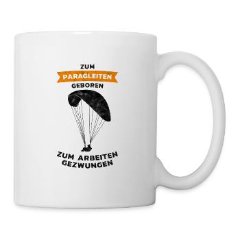 Paragleiter Gleitschirmflieger Herzschlag - Tasse - Weiß - Rechts