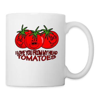 Favorite I Love You From My Head Tomatoes - Mug - white - Right