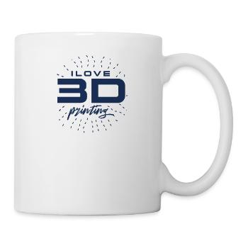 3D Printing Printer 3D - Mug - white - Right