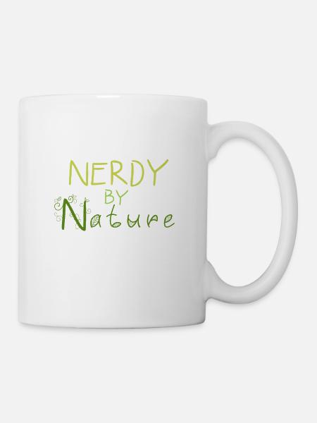 Nerdy By Nature Natur Wildnis Outdoor Nerd Umwelt - Tasse - Weiß