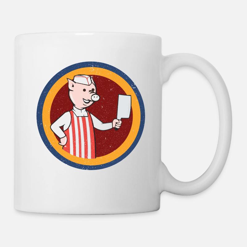 Metzger - Tasse - Weiß