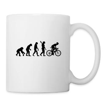 Evolution Vélo Développement Cyclisme Cyclisme - Mug blanc - blanc - Droite
