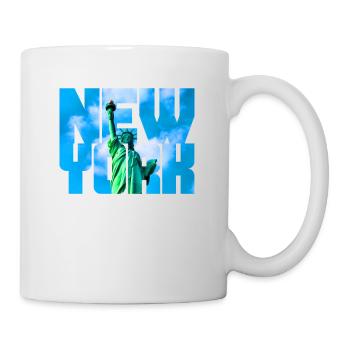 Statue de la Liberté New York - Mug blanc - blanc - Droite