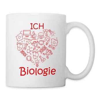 Biologie - Tasse - Weiß - Rechts