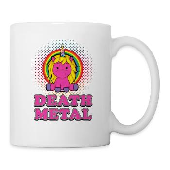 Death Metal Licorne - Mug blanc - blanc - Droite