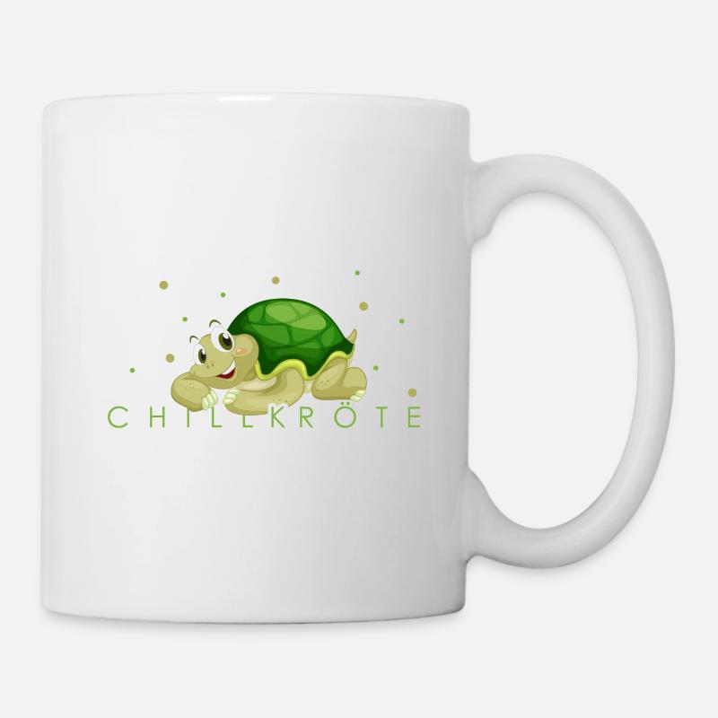 Chillkröte Schildkröte - Tasse - Weiß