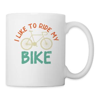 I LIKE TO RIDE MY BIKE - Mug - white - Right